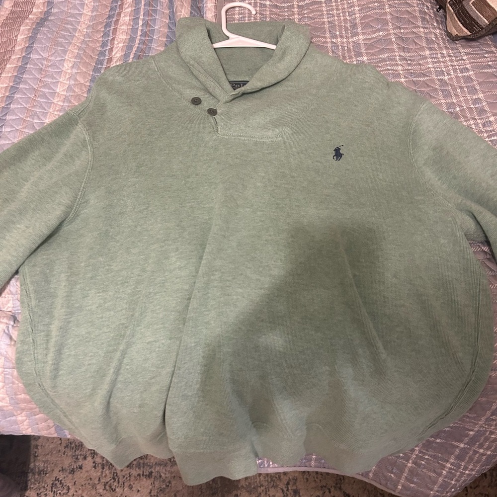 Polo by Ralph Lauren Green Turtleneck Sweater